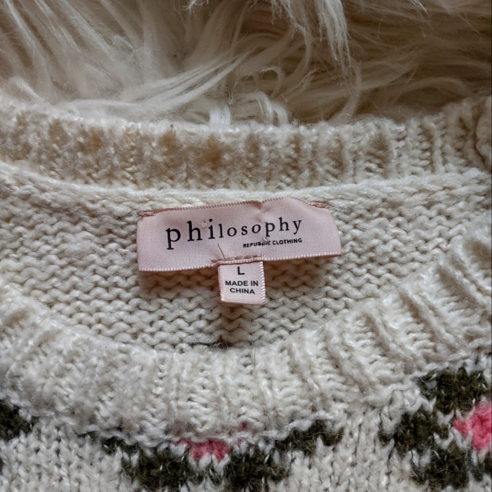 Philosophy Fair Isle sweater - Large